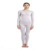 Full Bodysuit Womens Long Sleeve One Piece Jumpsuit Spandex Zentai Unitard (Small, White) view 2