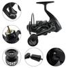 Fishdrops Spinning Fishing Reels 12+1BB Ultra Lightweight Spinning Reel Carved Aluminum Spool Affordable Smooth Reels view 2