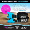 BPS Magic Tie Down Straps for Roof Rack - No Scratch 15 feet Tie Downs 2-Pack Surfboard Straps Silicone Buckle Cover with Storage Bag Made from Recycled Plastics SUP Kayak Canoe Paddle Board view 2