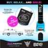 BPS Magic Tie Down Straps for Roof Rack - No Scratch 15 feet Tie Downs 2-Pack Surfboard Straps Silicone Buckle Cover with Storage Bag Made from Recycled Plastics SUP Kayak Canoe Paddle Board view 4
