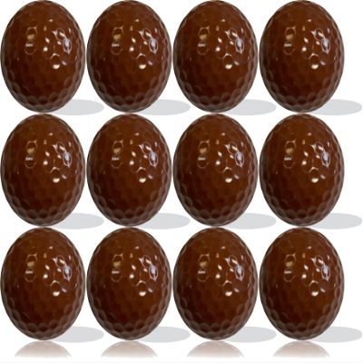 Brown Golf Balls 12 Pack Elevate Your Game with Distinctive Style and Superior Performance on The Green!