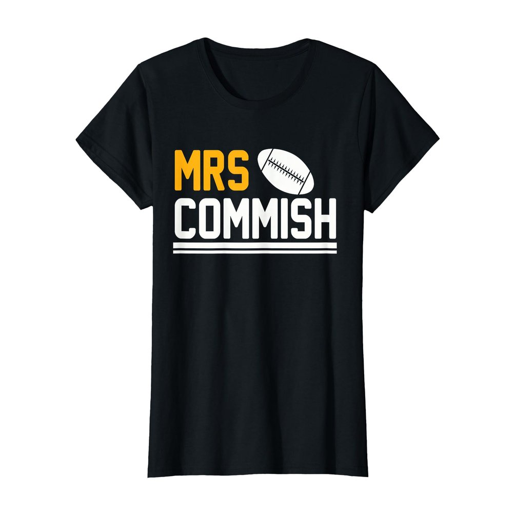 Fantasy Football Shirts For Women Mrs Commish T-shirt T-Shirt
