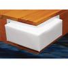 Taylor Made Hull-Saver Vinyl Covered Dock Bumper (60" L x 8" T x 6" D), High Density Polyethylene Foam Construction, UV and Tear Proof Vinyl Covering, Corrosion Resistant Grommets, White - 348 view 2