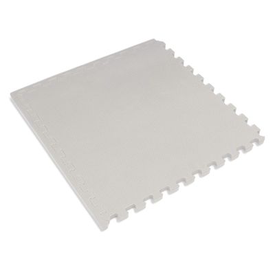 We Sell Mats 3/4 Inch Thick Multipurpose EVA Foam Floor Tiles, Interlocking Floor Mat for Indoor Gym and Home Use, 24 in x 24 in, Light Gray, 24 Sq Ft