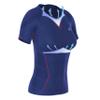 LP SUPPORT ARF2301Z Short Sleeve Workout Tops for Women, Gym, Yoga - Ultimate Comfort & Support (Indigo/Magenta, S) view 1