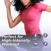 LP SUPPORT ARF2301Z Short Sleeve Workout Tops for Women, Gym, Yoga - Ultimate Comfort & Support (Dark Pink/Violet, M) view 2