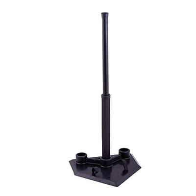 PerfectPitch Portable Batting Tee44; Black - 3 Position