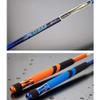 ZFF Spinning Fishing Rod 3.6-6.3M,Carbon Fiber Telescopic Fishing Pole Ultra Light Stream,Blue/Orange (Color : Blue, Size : 4.8m) view 3