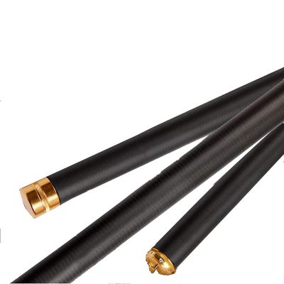 ZFF Portable Telescopic High Carbon Fishing Rod Black Carp Pole Hard Travel Spinning Rods (Size : 5.4m)