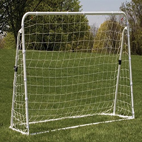 PerfectPitch 3 in 1 Trainer Soccer Goal Set44; White