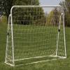 PerfectPitch 3 in 1 Trainer Soccer Goal Set44; White view 1
