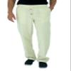 short fin Mens Beach Pants W/Full Elastic Waistband. Made with Stretch Cotton (Stone Size 34X32 C8023) view 2