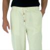 short fin Mens Beach Pants W/Full Elastic Waistband. Made with Stretch Cotton (Stone Size 34X32 C8023) view 3