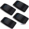 4X Carling Actuator/Rocker hard plastic Switch Cover Black w/Blue Slit Lens view 1