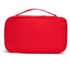 Jipemtra First Aid Bag Tote Empty Small First Aid Kit Bag Outdoor Travel Rescue Pouch First Responder Medicine Bag Pocket Container for Car Home Office Sport Outdoors (Red Handle) view 3