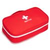 Jipemtra First Aid Bag Tote Empty Small First Aid Kit Bag Outdoor Travel Rescue Pouch First Responder Medicine Bag Pocket Container for Car Home Office Sport Outdoors (Red Handle) view 4