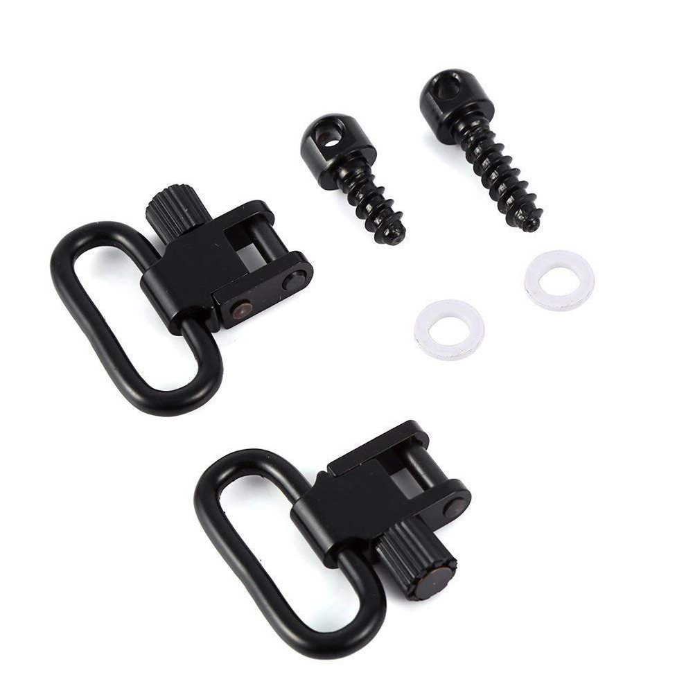 360 Tactical Quick Detachable Sling Swivels Set Bolt Action Wood Screw Type QD Sling Swivels