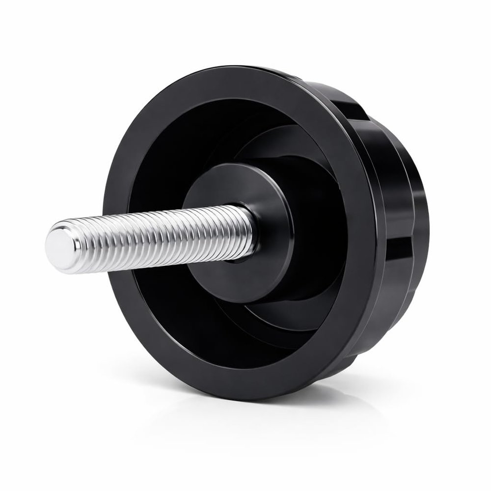 Alomejor 10Pcs/Set Spare Screws Nuts Practical Screw Cover Covers with Gaskets for Fishing Reels Knob Power Handle Grip
