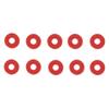 Alomejor 10Pcs/Set Spare Screws Nuts Practical Screw Cover Covers with Gaskets for Fishing Reels Knob Power Handle Grip view 2
