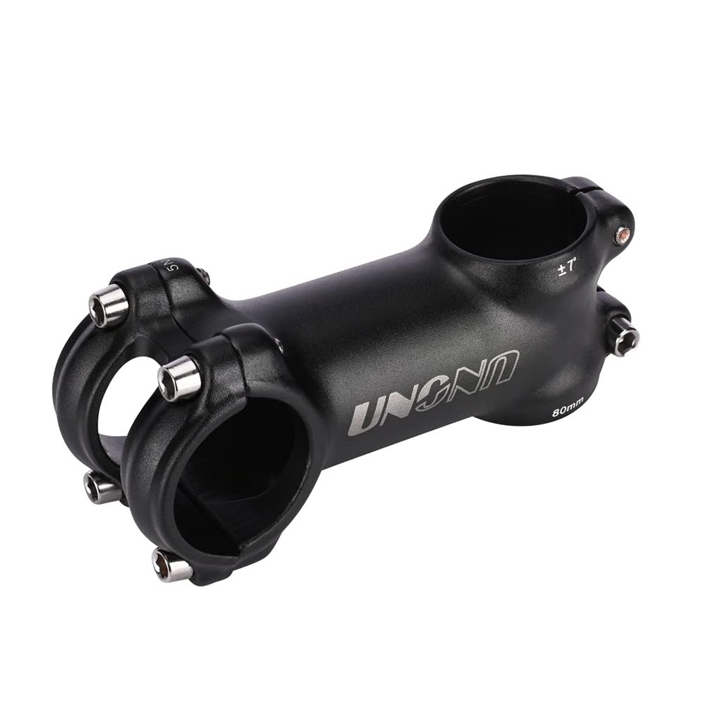 31.8 Stem 80mm 7 Degree FOMTOR Light-Weight Bike Handlebar Stem MTB Stem Suitable for Mountain Bike Road Bike BMX MTB (31.8 x 80mm)