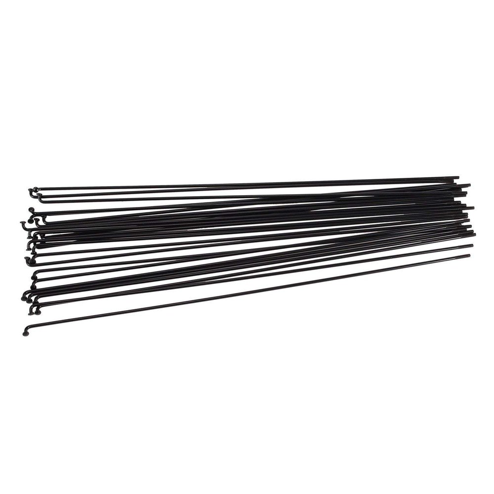 SENQI 36pcs 14G J Bend Bicycle Steel Spokes 170mm-290mm W/Nipples (284mm)