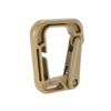 AKOAK 10 Pack Multipurpose Coyote Tan D-Ring Plastic Buckle Locking Hanging Hooks Backpack Hanging Locks Snap Keychains for Backpack Straps Webbing Paracord Bracelet Outdoor Tool view 2