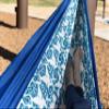 Equip Lightweight Hammock  Perfect Backpacking Hammock, Portable Hammock & Camping Hammock  Select Styles Hold Up to 500lbs  Various Outdoor Hammock Colors & Patterns Indigo Ink Dot view 4