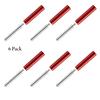 BLOODSPORT R.O.C. Reliable Outsert Component System for Added Arrow/Broadhead Connection Strength | .165" Micro-Diameter, 60 Grain, 6 Pack | RED - 300 SPINE, .255" O.D view 2