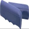 Blue Beach Cruiser Handle Bar Grip for Bicycles view 1