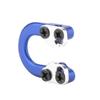 Asixx Archery Arrow, 3 Colors Metal Archery D Ring Durable Metal Material and Lightweight,Eliminates Arrow Pinching and Bowstring Wear,Overdraw Interference Design(Blue) view 2