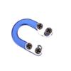 Asixx Archery Arrow, 3 Colors Metal Archery D Ring Durable Metal Material and Lightweight,Eliminates Arrow Pinching and Bowstring Wear,Overdraw Interference Design(Blue) view 3