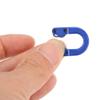 Asixx Archery Arrow, 3 Colors Metal Archery D Ring Durable Metal Material and Lightweight,Eliminates Arrow Pinching and Bowstring Wear,Overdraw Interference Design(Blue) view 4