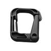 AKOAK 10 Pack Multipurpose Black D-Ring Plastic Buckle Locking Hanging Hooks Backpack Hanging Locks Snap Keychains for Backpack Straps Webbing Paracord Bracelet Outdoor Tool view 2