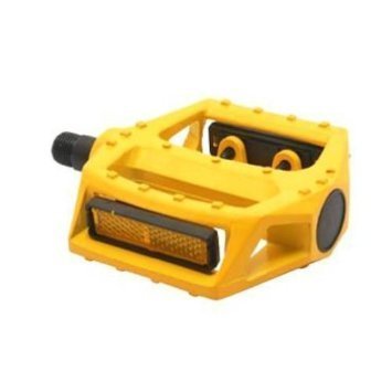 Strike3 One Piece Alloy Body Pedal - Yellow