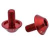 Dioche Brake Rotor Bolts, G-510 2Pcs M5 * 12mm Water Bottle Cage Holder Bracket Screw Bolts(Red), Wholesale Business view 1