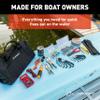 Lippert Boat Tool Kit, 435 Piece Tool Set for Boat Repairs, Included Carrying Case, 15 Different Items, Comprehensive Marine Maintenance Bundle - 2023035865 view 3