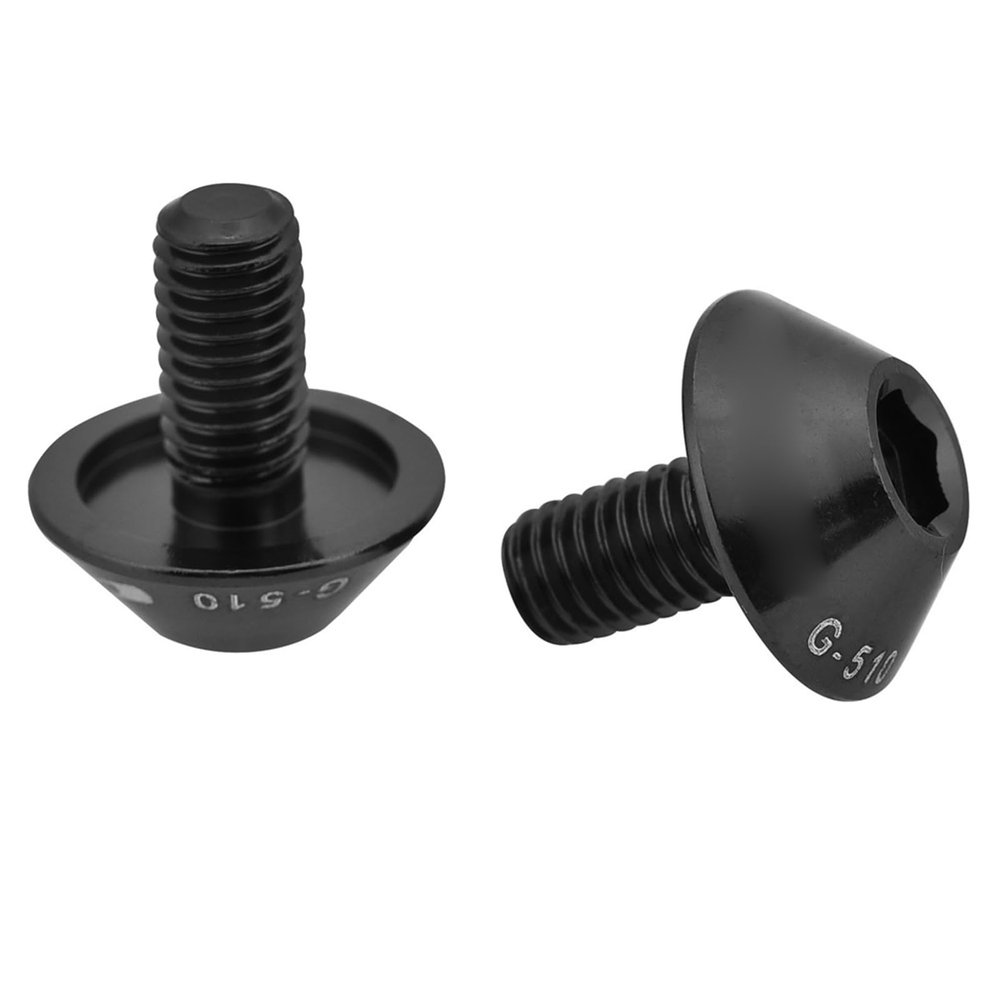 Brake Disc Rotor Bolts, G-510 2Pcs M5 * 12mm Water Bottle Cage Holder Bracket Screw Bolts(Black), Wholesale Business