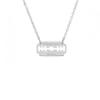 AOCHEE Stainless Steel Razor Blade Pendant Charm Necklace 3 Colors Engraved Unisex Jewelry 18" view 1