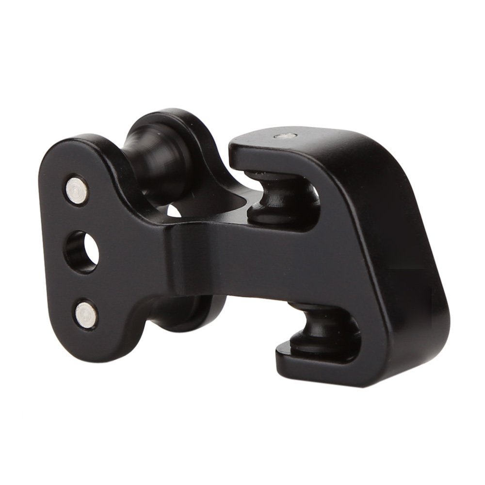Archery Cable Slide, 3 Colors Aluminium Alloy Archery Cable Slide String Splitter Roller Glide (Black)