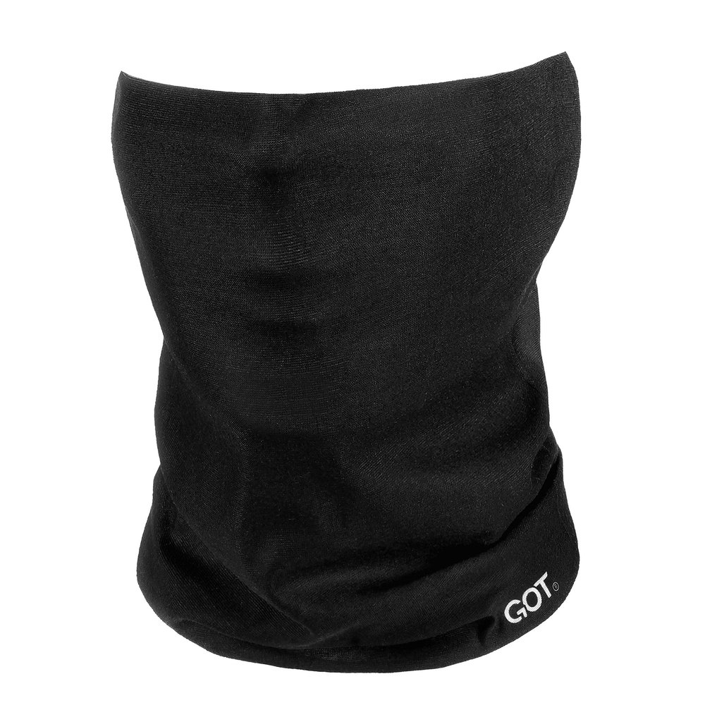 Fishing Mask - Camo Neck Gaiter Face Mask for Men & Women - Sun Protection Face Cover - Bandana, Scarf (Midnight Black)