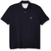 Nautica Men's Short Sleeve Solid Cotton Pique Polo Shirt (Medium, Navy 401) view 1