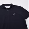Nautica Men's Short Sleeve Solid Cotton Pique Polo Shirt (Medium, Navy 401) view 3