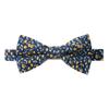 Spring Notion Men's Cotton Floral Print Bow Tie, 11-Navy view 1