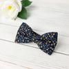 Spring Notion Men's Cotton Floral Print Bow Tie, 11-Navy view 2