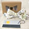 Spring Notion Men's Cotton Floral Print Bow Tie, 24-Yellow view 3