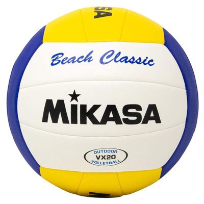 Mikasa VX20 Beach Classic Ball VX20, Unisex Volleyballs, White, 5 EU