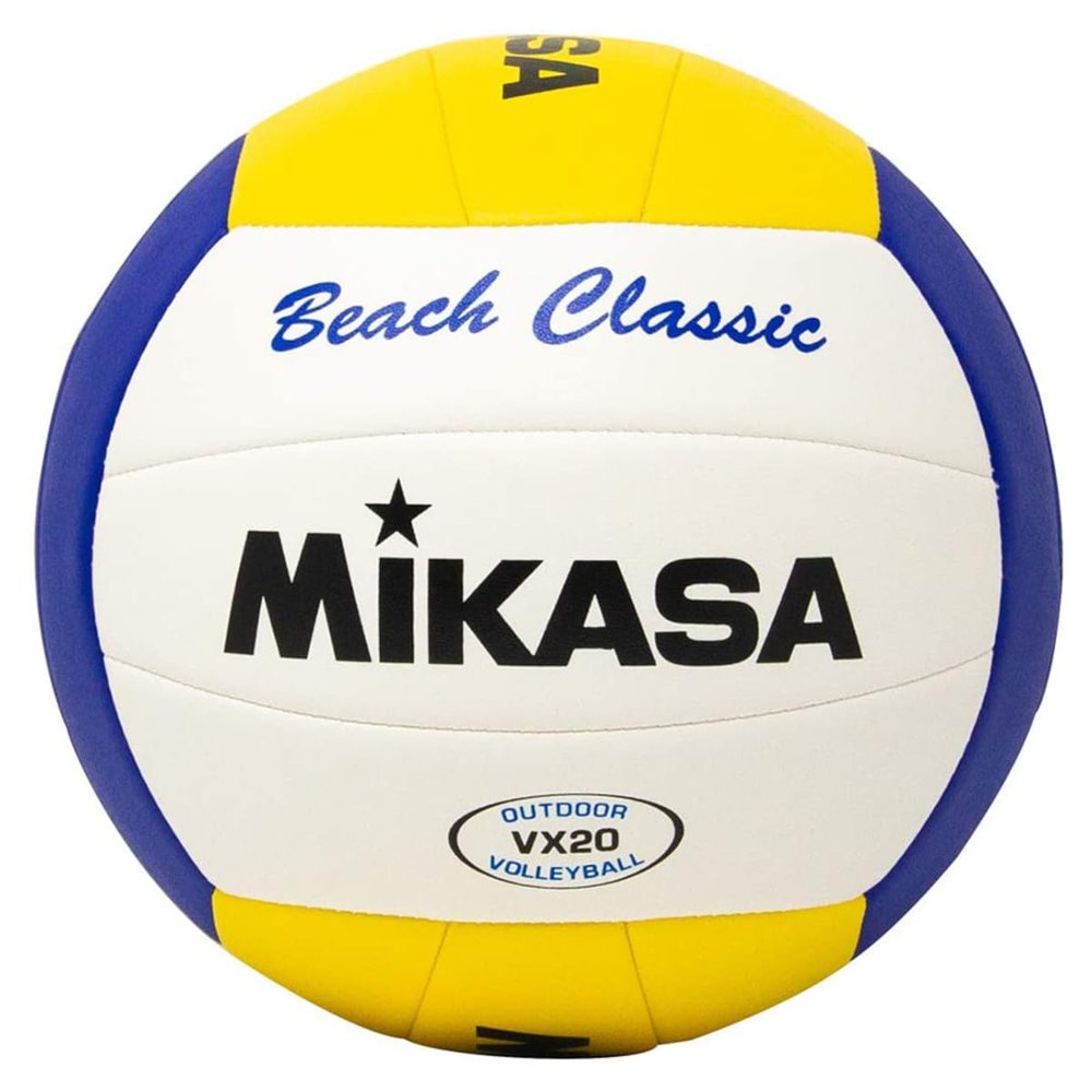 Mikasa VX20 Beach Classic Ball VX20, Unisex Volleyballs, White, 5 EU