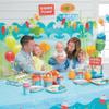 Fun Express Fishing Birthday Party Decorations Mini Buckets - Live Bait Bucket Design Small Plastic Pails with Lids for Kids Party Favors | Fishing Themed Party Supplies Set of 12 - Blue 4.5 Inch view 2