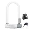 Kryptonite Kryptolok Mini-7 Bike U-Lock, Heavy Duty Anti-Theft Bicycle U Lock, 12.7mm Shackle with Mounting Bracket and Keys, High Security Lock for Bicycles Scooters view 1