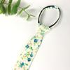 Spring Notion Boys' Cotton Floral Skinny Zipper Tie, Light Blue Large view 2